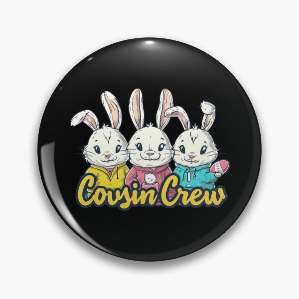 Artikelvorschau, Ostern Cousin Crew Squad Jungen süßes Kaninchen Osterhasen-Eier-T-Shirt entworfen und verkauft von MAPDDesigns.