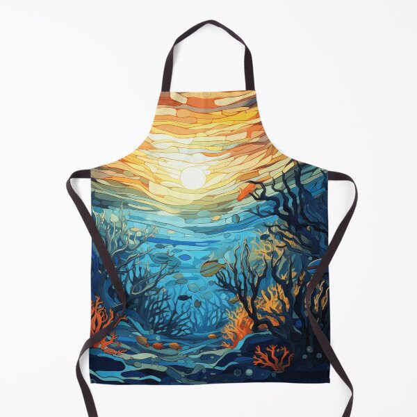 Item preview, Submerged Serenity Art Print designed and sold by GeoSculptedArt.