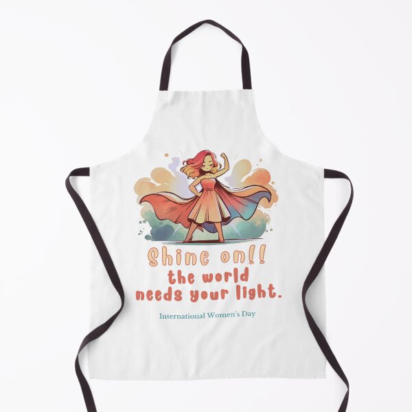 Item preview, International Women’s Day. 2024 March 8th. "Shine on, the world needs your light." designed and sold by Just You Tee | Say It Loud, Wear It Proud.