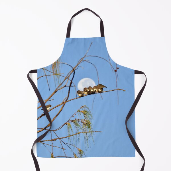 Item preview, White-Breasted Woodswallows looking at moon designed and sold by Mark Grimsley.