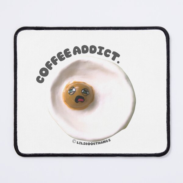 Item preview, Cofee addict, egg art, egg dude, v1 | @lilsboobthangs © designed and sold by lilsboobthangs.