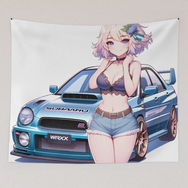 Artikelvorschau, WRX STI Anime Girl entworfen und verkauft von BitterSilver.