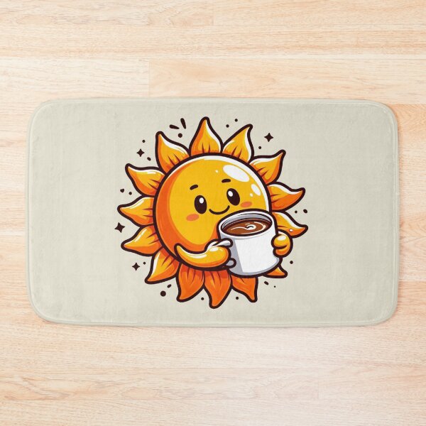 Item preview, Cute Sun and Coffee designed and sold by Ederson D'Mind.