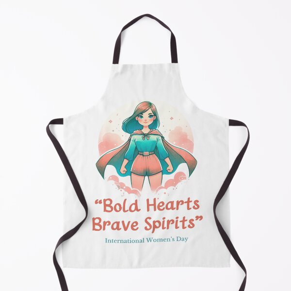 Item preview, International Women’s Day. 2024 March 8th. "Bold Hearts, Brave Spirits". designed and sold by Just You Tee | Say It Loud, Wear It Proud.