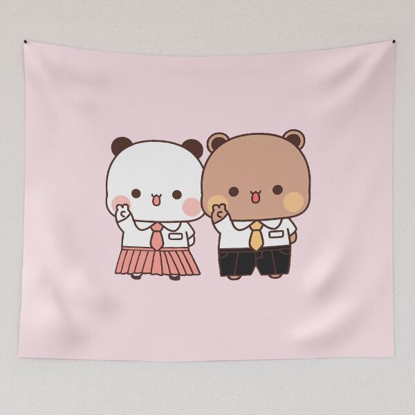 Item preview, Bubu and Dudu School | Cute Bear Couple | Panda Yier | Bubu Brownie Bear designed and sold by valeriehsin.