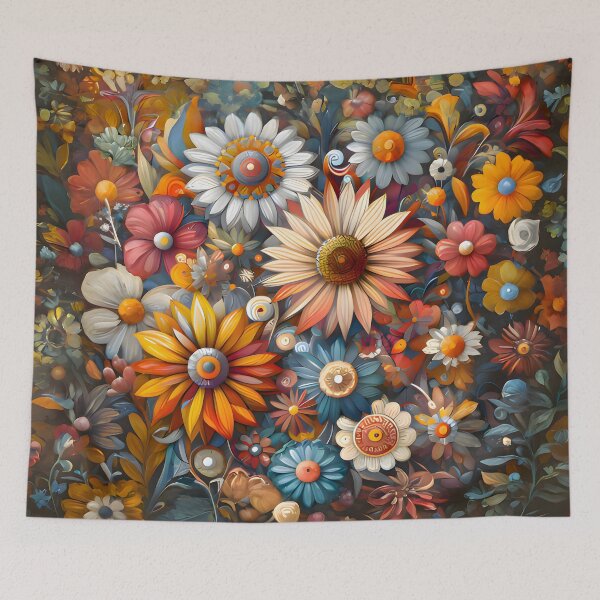 Item preview, Beutiful flowers art puzzles 1 designed and sold by TanTorD.