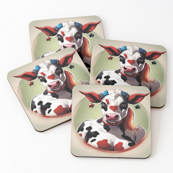 Item preview, Harley The Cow designed and sold by Midnight Veil Designs.