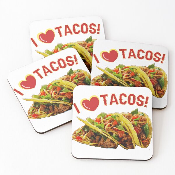 Item preview, I Love Tacos -  Comfort Tee, Stickers designed and sold by Rtim1230.