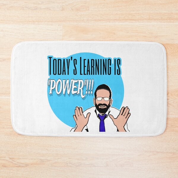 Item preview, Today's Learning is "POWER"!!! designed and sold by TorahVisionsArt.