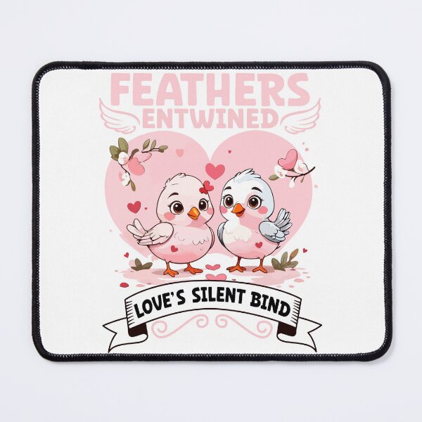 Item preview, Feathers Entwined Love's Silent Bind designed and sold by RuggedCocoShop.
