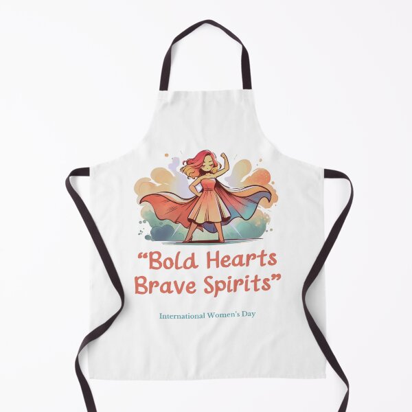 Item preview, International Women’s Day. 2024 March 8th. "Bold Hearts, Brave Spirits". designed and sold by Just You Tee | Say It Loud, Wear It Proud.