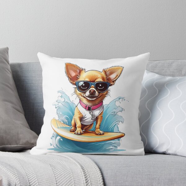 Item preview, Surfing Chihuahua designed and sold by likbatonboot.