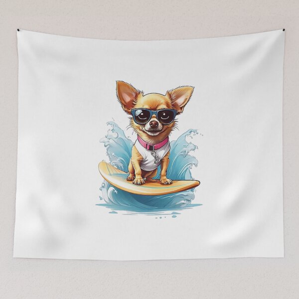Item preview, Surfing Chihuahua designed and sold by likbatonboot.