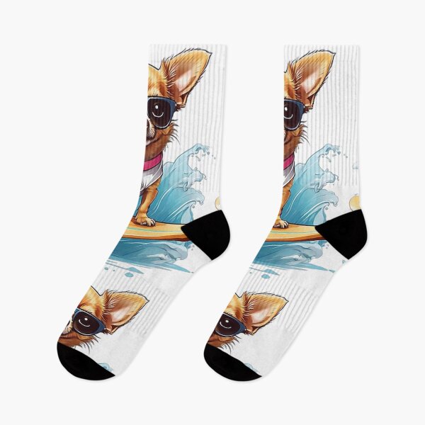 Item preview, Surfing Chihuahua designed and sold by likbatonboot.