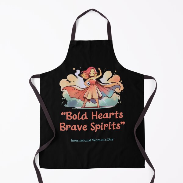 Item preview, International Women’s Day. 2024 March 8th. "Bold Hearts, Brave Spirits". designed and sold by Just You Tee | Say It Loud, Wear It Proud.