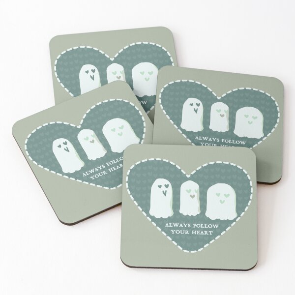 Item preview, Heartwarming Ghosts [button] designed and sold by deadbeatprince-typography.