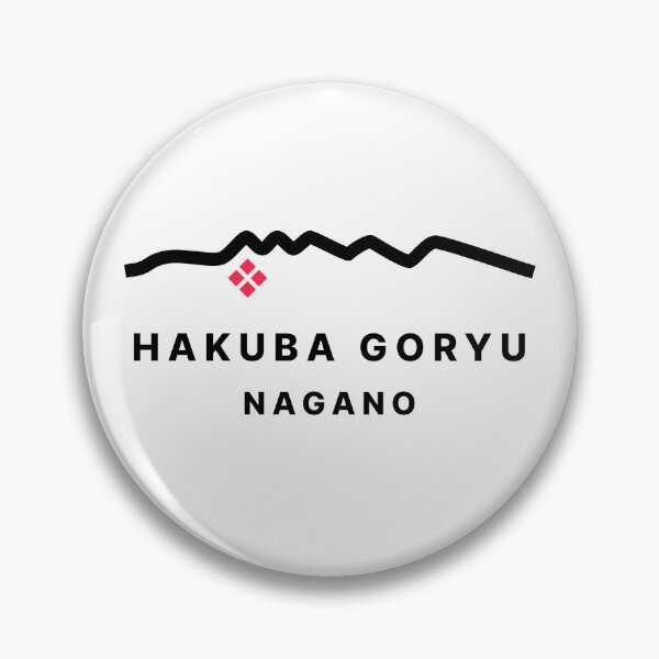 Item preview, Hakuba Goryu 47 Snowboarding Decal 白馬 01 Black | Japan Nagano | Japow Powder Snow designed and sold by PawaPotto.