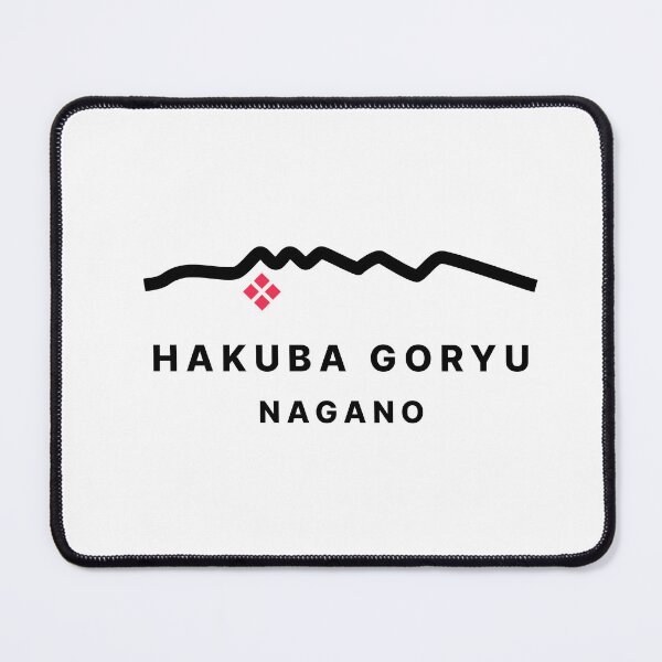 Item preview, Hakuba Goryu 47 Snowboarding Decal 白馬 01 Black | Japan Nagano | Japow Powder Snow designed and sold by PawaPotto.