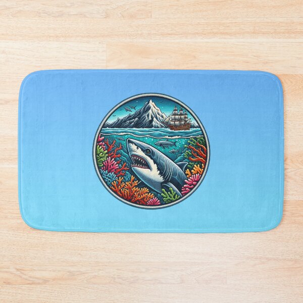 Item preview, Retro Waves: Great White Encounter Patchwork designed and sold by LordKingCipher.