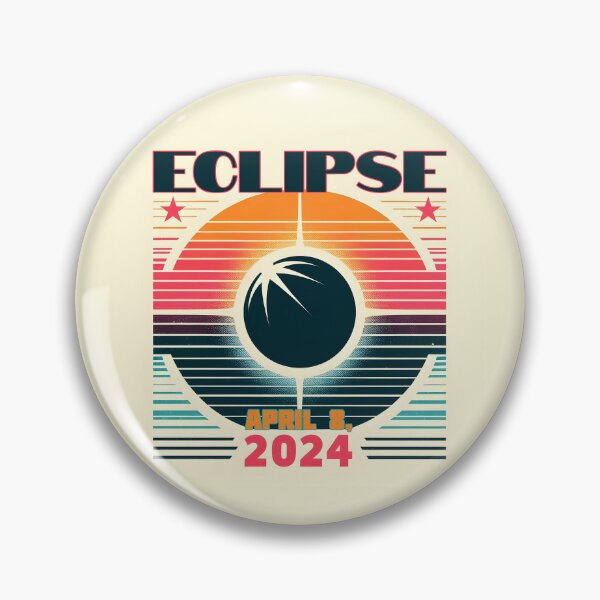 Item preview, Eclipse solar total moderno de mediados de siglo 8 de abril de 2024 designed and sold by CoffeeIsATrip.
