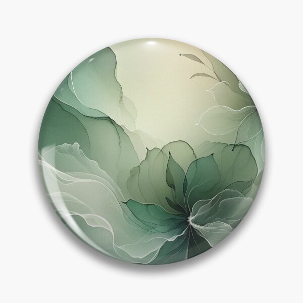 Item preview, Greenish Pastel Floral Elegance on Dark designed and sold by CardsStudio.