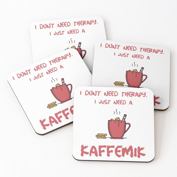 Item preview, Fun Greenland Souvenir Gift - Don't need Therapy, Just Need A Kaffemik! designed and sold by GraTEEtude.