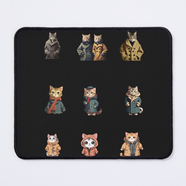 Item preview, Cats In Coats Sticker Set / T Shirt designed and sold by DiverseDazzle.