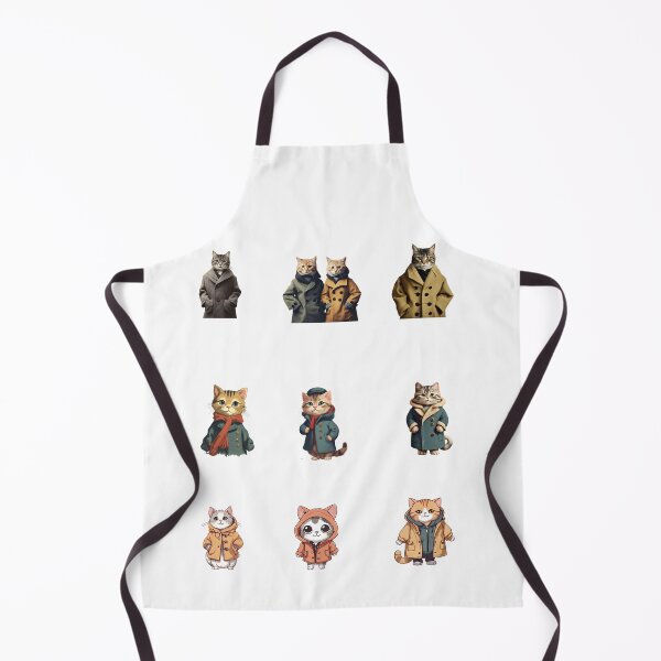 Item preview, Cats In Coats Sticker Set / T Shirt designed and sold by DiverseDazzle.