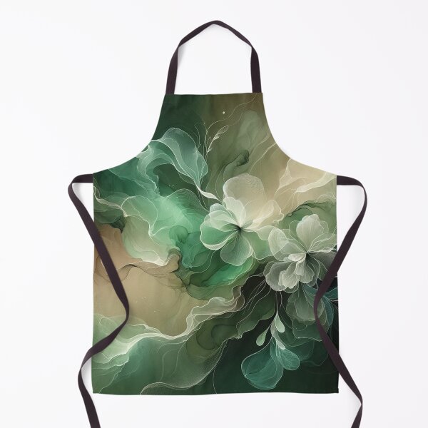 Item preview, Greenish Pastel Floral Elegance on Dark designed and sold by CardsStudio.