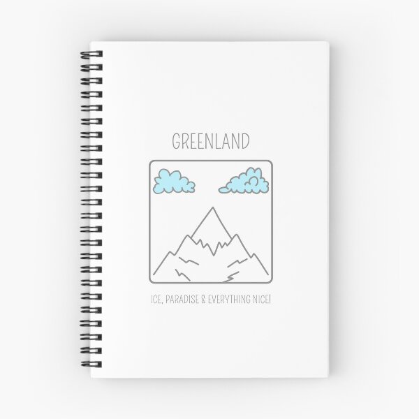 Item preview, Greenland Ice, Paradise & Everything Nice! Cartoon Drawing designed and sold by GraTEEtude.