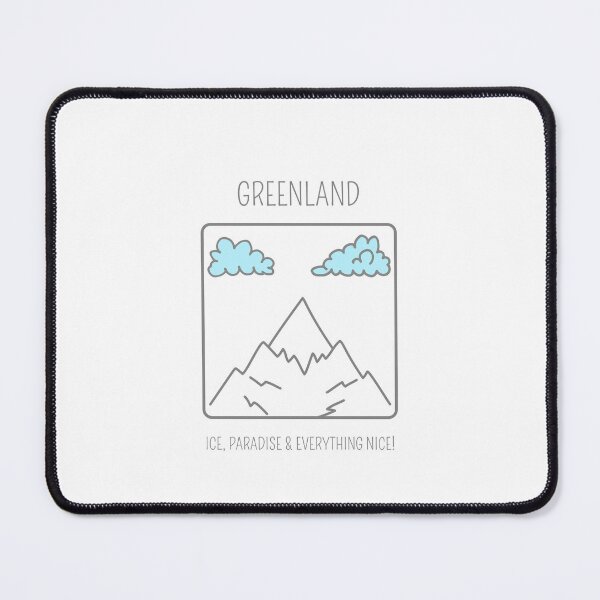 Item preview, Greenland Ice, Paradise & Everything Nice! Cartoon Drawing designed and sold by GraTEEtude.