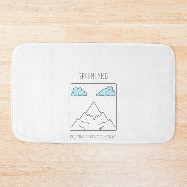 Item preview, Greenland Ice, Paradise & Everything Nice! Cartoon Drawing designed and sold by GraTEEtude.
