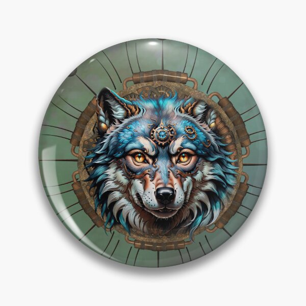 Artikelvorschau, Fantasievoller Steampunk-Wolf. entworfen und verkauft von nicky2342.