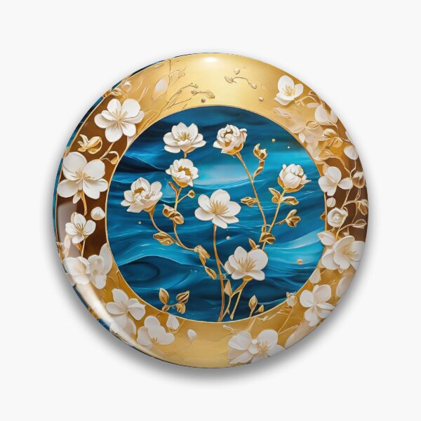 Item preview, Ocean White Serenity Flower II designed and sold by TheLastGarden.