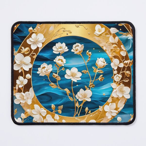 Item preview, Ocean White Serenity Flower II designed and sold by TheLastGarden.