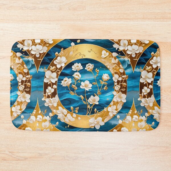 Item preview, Ocean White Serenity Flower II designed and sold by TheLastGarden.