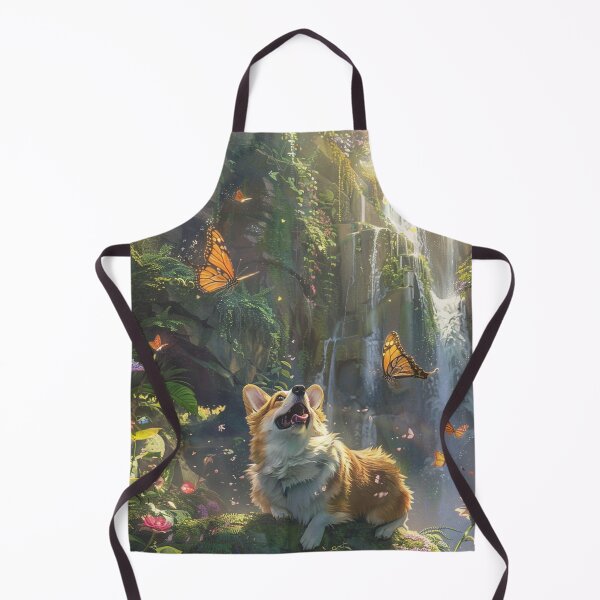 Item preview, Corgi dog in the forest designed and sold by CorgiCuddle.