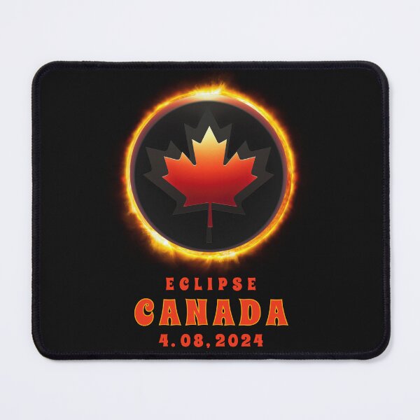 Item preview, Total Solar Eclipse Over Canada, A Maple Leaf on a Total Solar Eclipse, Canadian Eclipse designed and sold by jeyel7.