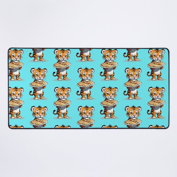 Item preview, baby tiger holding waffle  designed and sold by Chantel Fourie.