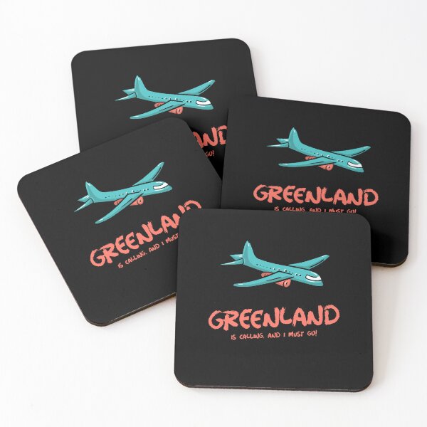 Item preview, Greenland Is Calling, And I Must Go! Arctic Travel Destinations Nuuk Ilulissat Sisimiut Kangerlussuaq etc designed and sold by GraTEEtude.