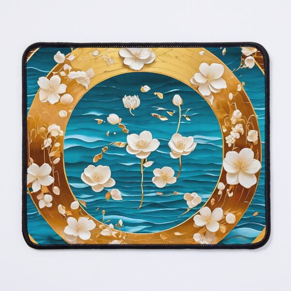 Item preview, Ocean White Serenity Flower III designed and sold by TheLastGarden.