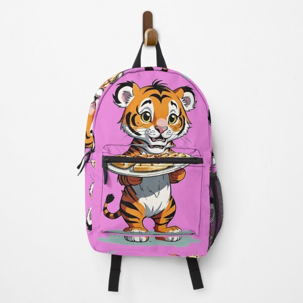 Item preview, baby tiger holding waffle  designed and sold by Chantel Fourie.