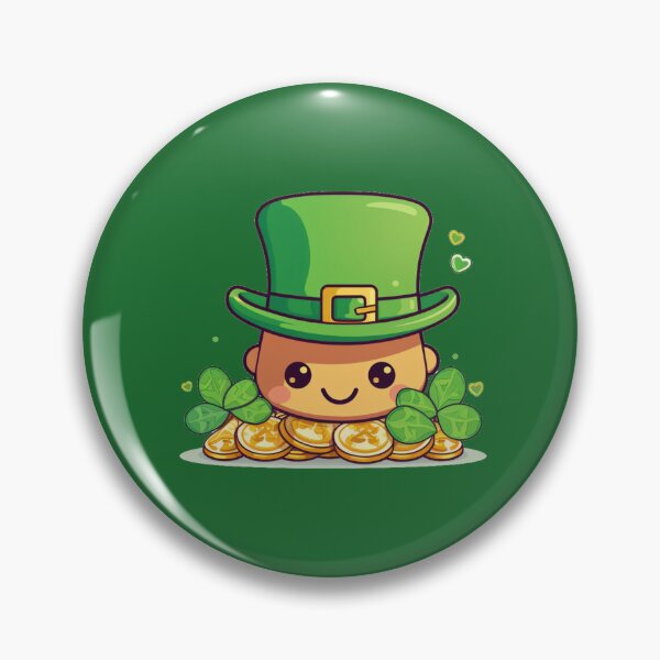 Item preview, St Patricks day lucky day with shamrock and gold designed and sold by MilkyBerryShop.