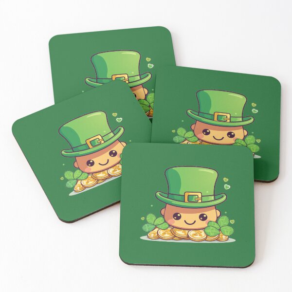 Item preview, St Patricks day lucky day with shamrock and gold designed and sold by MilkyBerryShop.