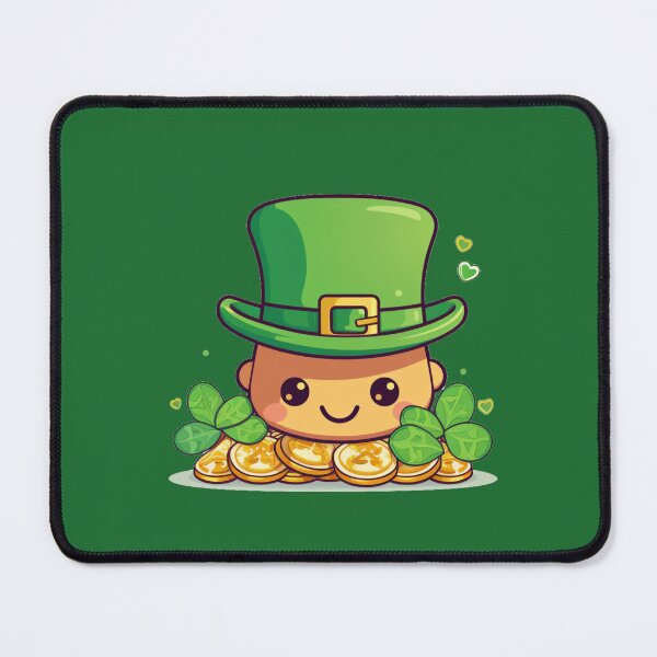 Item preview, St Patricks day lucky day with shamrock and gold designed and sold by MilkyBerryShop.