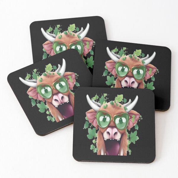 Item preview, Happy cute highland cow design designed and sold by WOWART69.