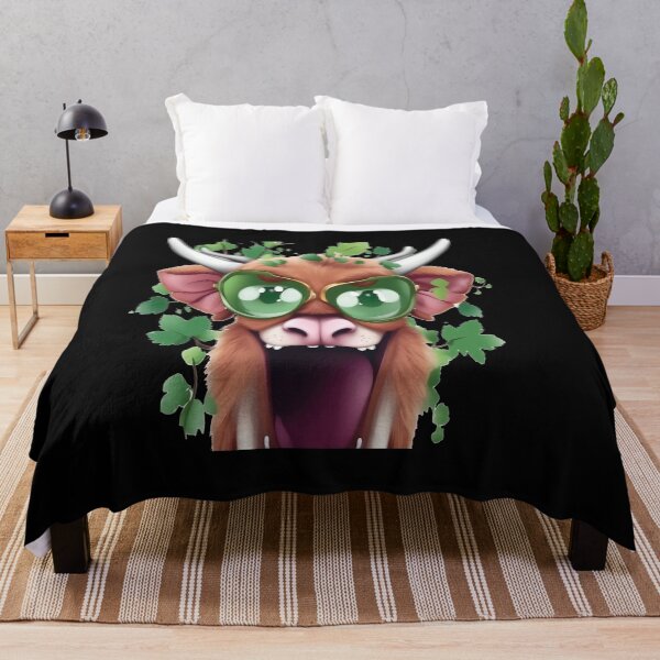 Item preview, Happy cute highland cow design designed and sold by WOWART69.