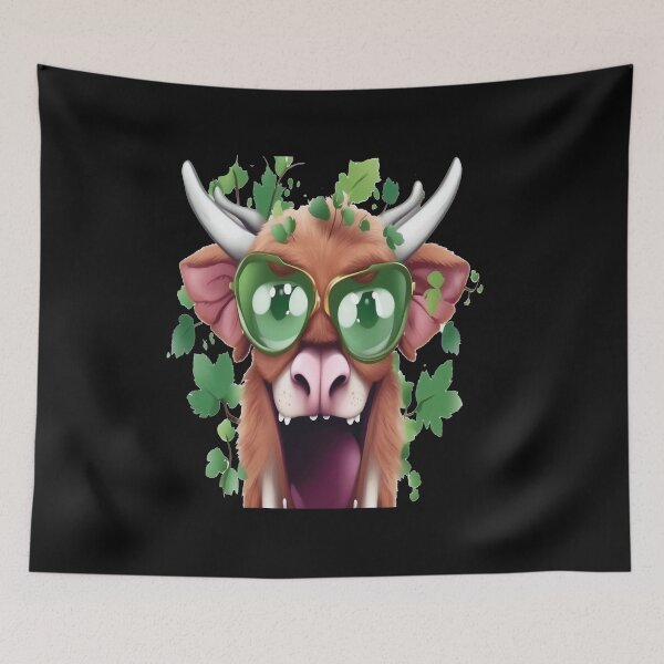 Item preview, Happy cute highland cow design designed and sold by WOWART69.