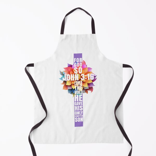 Item preview, 3:16 Divine Love Floral Cross Tee – John 3:16 Scripture Shirt for 3:16 Day designed and sold by GODS4US.