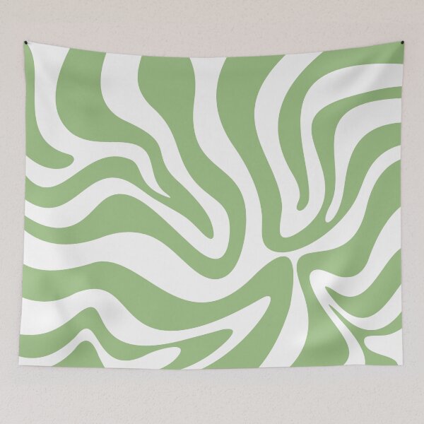 Item preview, Liquid Abstract in Sage designed and sold by edikartt.